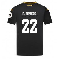 Maglia Calcio Wolves Nelson Semedo #22 Seconda Divisa 2024-25 Manica Corta